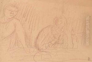 Femme Et Servante by Pierre Bonnard