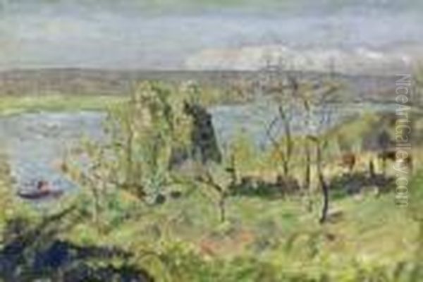 La Seine Bleue A Vernon - view 1