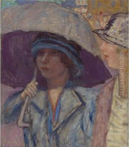 La Femme A L'ombrelle by Pierre Bonnard