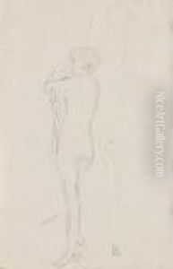 Nu De Dos A Sa Toilette by Pierre Bonnard