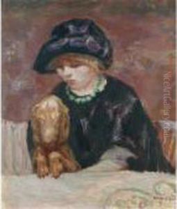 Property From A Private European Collection
 

 
 
 

 
 La Femme Au Basset Or Portrait De Marthe Bonnard Au Basset by Pierre Bonnard