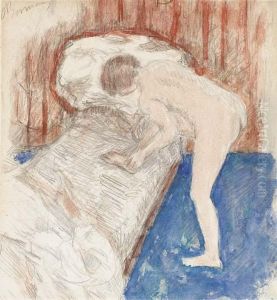 Nu Dans Un Interieur by Pierre Bonnard