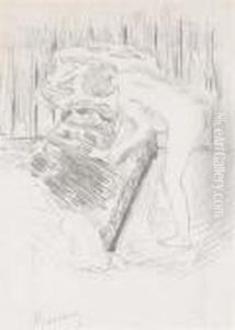 Nu Dans Un Interieur by Pierre Bonnard