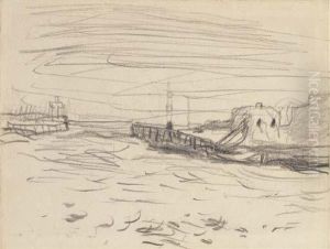 L'embouchure De La Touques A Deauville by Pierre Bonnard