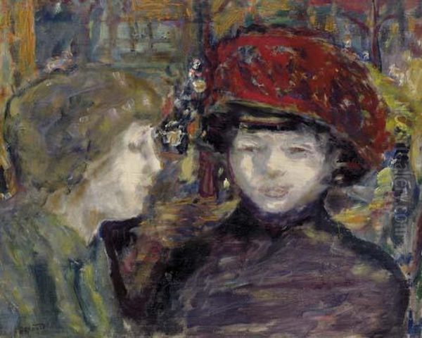 Dans La Rue, Deux Figures - view 1