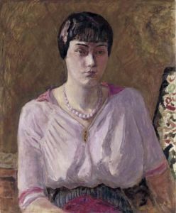 Portrait De Jeune Fille by Pierre Bonnard