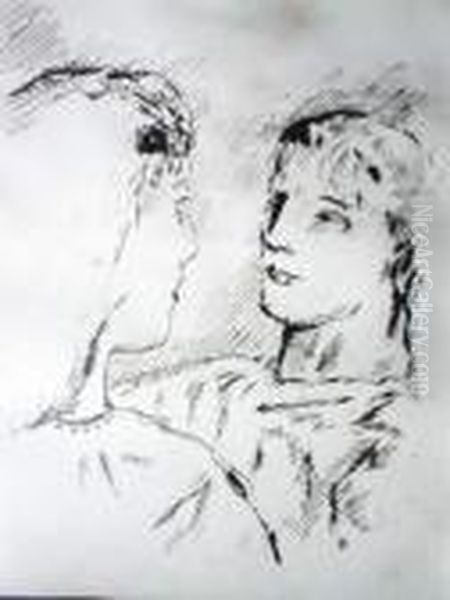 Jeune Fille Et Son Reflet - view 1