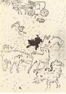 Les Chiens by Pierre Bonnard
