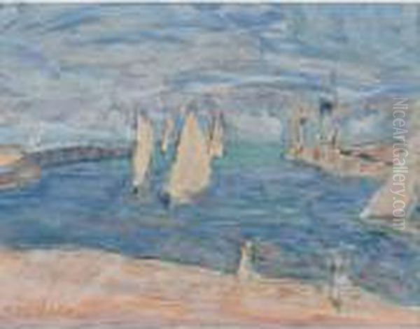 Les Voiliers Pres De La Jetee - view 1