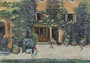 La Partie De Balle (enfants Dans Un Jardin) La Partie De Balle (enfants Dans Un Jardin)