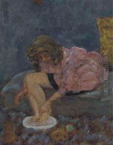Femme Se Lavant Les Pieds by Pierre Bonnard