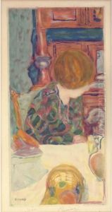 La Femme Au Chien, By Jacques Villon by Pierre Bonnard