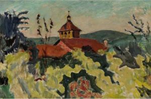 Le Toit Rouge by Pierre Bonnard