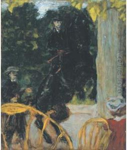 Le Cavalier Cabre, Circa 1894 by Pierre Bonnard