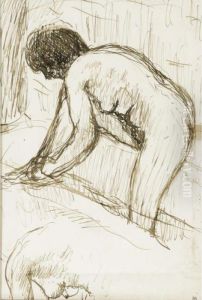 Marthe Au Bain by Pierre Bonnard