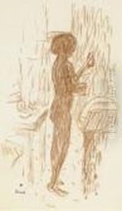 Nu A Sa Toilette by Pierre Bonnard
