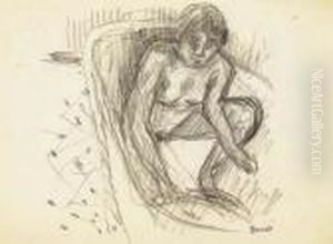 Femme Au Bain by Pierre Bonnard