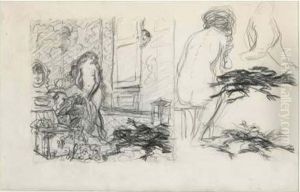 Etudes De Nus by Pierre Bonnard