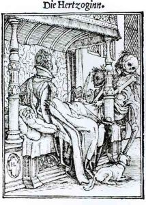 Death and the Lady by Hans Holbein the Younger