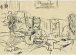 Scene D'interieur by Pierre Bonnard