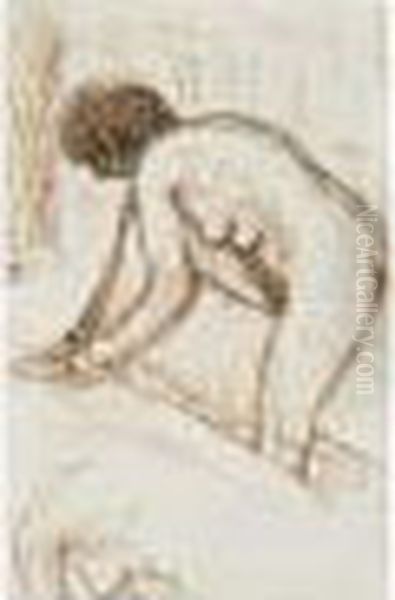 Femme A Sa Toilette, Reprise Du Buste - view 1