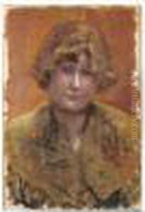 Portrait De Jeune Fille, Vers 1921 by Pierre Bonnard