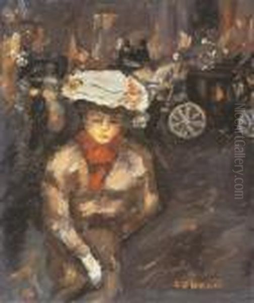 Jeune Fille Dans La Rue - view 1