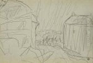 Vue De Village>. by Pierre Bonnard