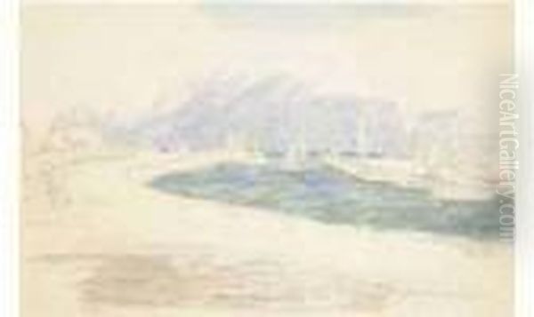 Le Port De Deauville, Trouville, 1936. - view 1