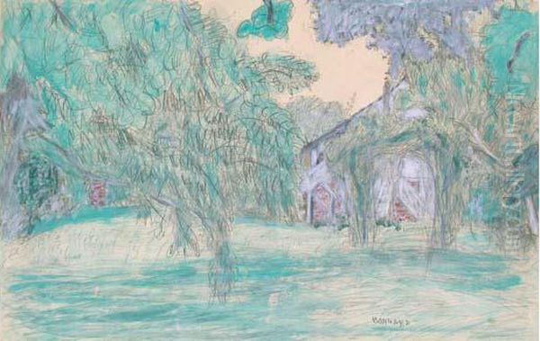 Vue Du Jardin, <ma Roulotte> A Vernonnet, Vers 1920 - view 1