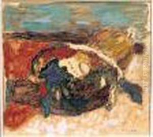 Nature Morte Au Panier De Fruits by Pierre Bonnard