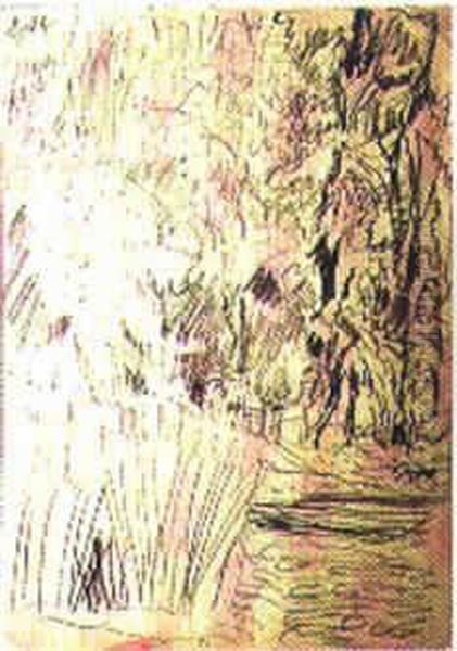 Paysage Des Bords De Seine, Circa 1912-1915 - view 1