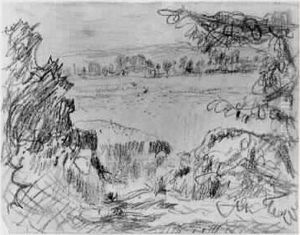 La Seine A Vernon, Vers 1925 by Pierre Bonnard