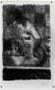 Femme Debout Dans Sa Baignoire. 1925. by Pierre Bonnard