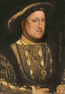 Portrait of Henry VIII 1491-1547 by Hans Holbein the Younger