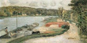La Seine Vernon by Pierre Bonnard