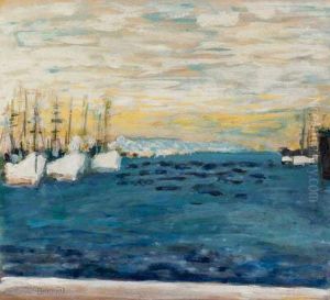 Port Mditerrannen by Pierre Bonnard