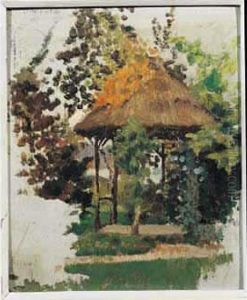 La Tonnelle, 1890 by Pierre Bonnard
