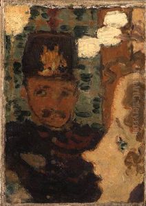 Militaire Et Blonde
Oil On Canvas by Pierre Bonnard