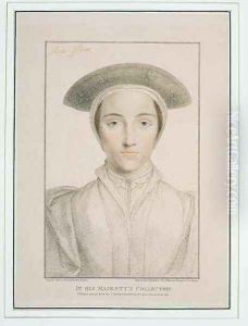 Portrait of Queen Anne of Cleves 1515-57 by Hans Holbein the Younger