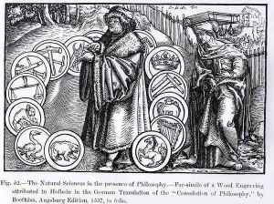 The Natural Sciences in the Presence of Philosophy by Hans Holbein the Younger