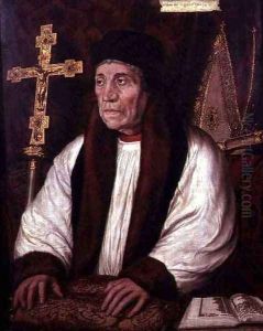 William Warham c 1450-1532 Archbishop of Canterbury by Hans Holbein the Younger