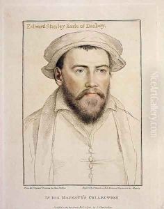Edward Stanley Earle of Darby 1508-1572 by Hans Holbein the Younger