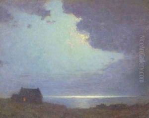 The Coast Guard's Hut by Birge Harrison