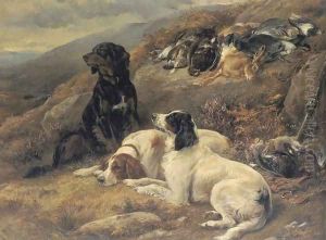 Setters with the Morning's Bag by James Hardy Jnr
