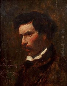 Portrait D'auguste Pequegnot (1819 1879) by Francois Bonvin