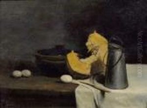 Nature Morte Au Potiron by Francois Bonvin