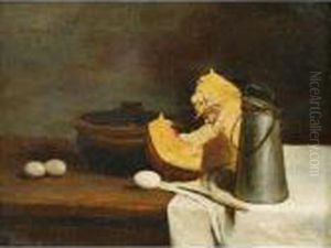 Nature Morte A La Citrouille by Francois Bonvin