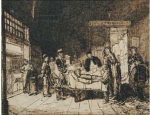 Blesse Et Sa Famille A La Salle Saint-bernard
