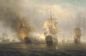 A naval engagement by James Hardy Jnr